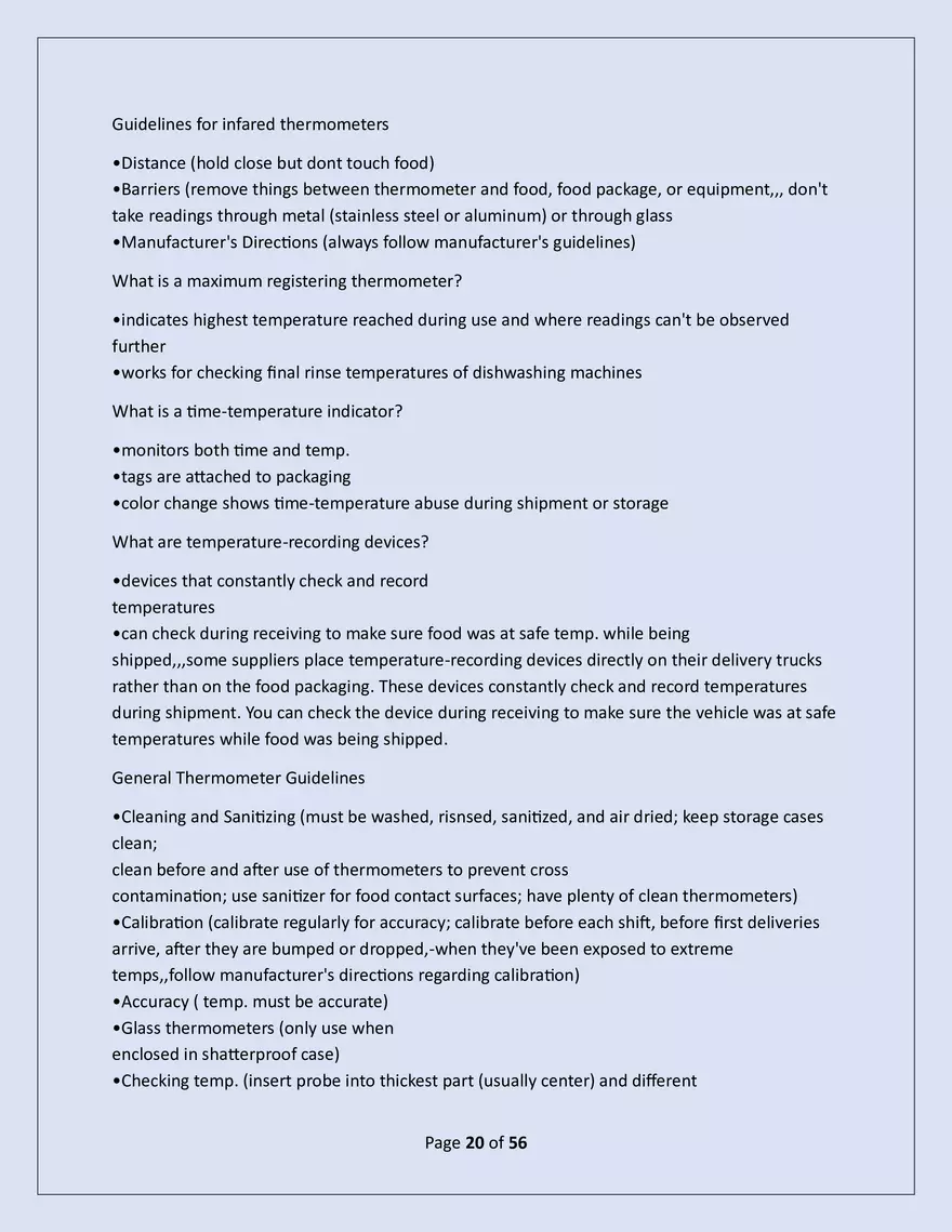 Serusafe Manager Exam 2025 - Page 12