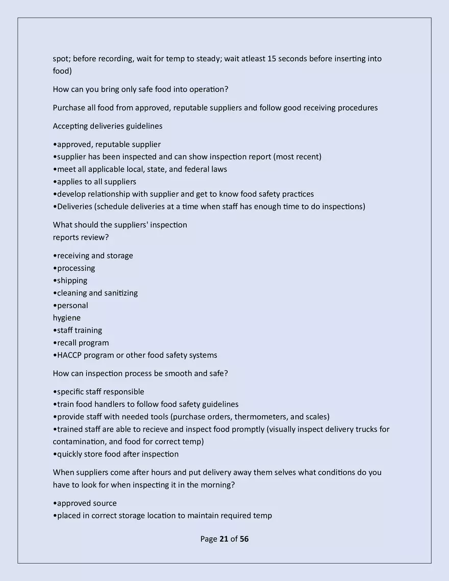 Serusafe Manager Exam 2025 - Page 14