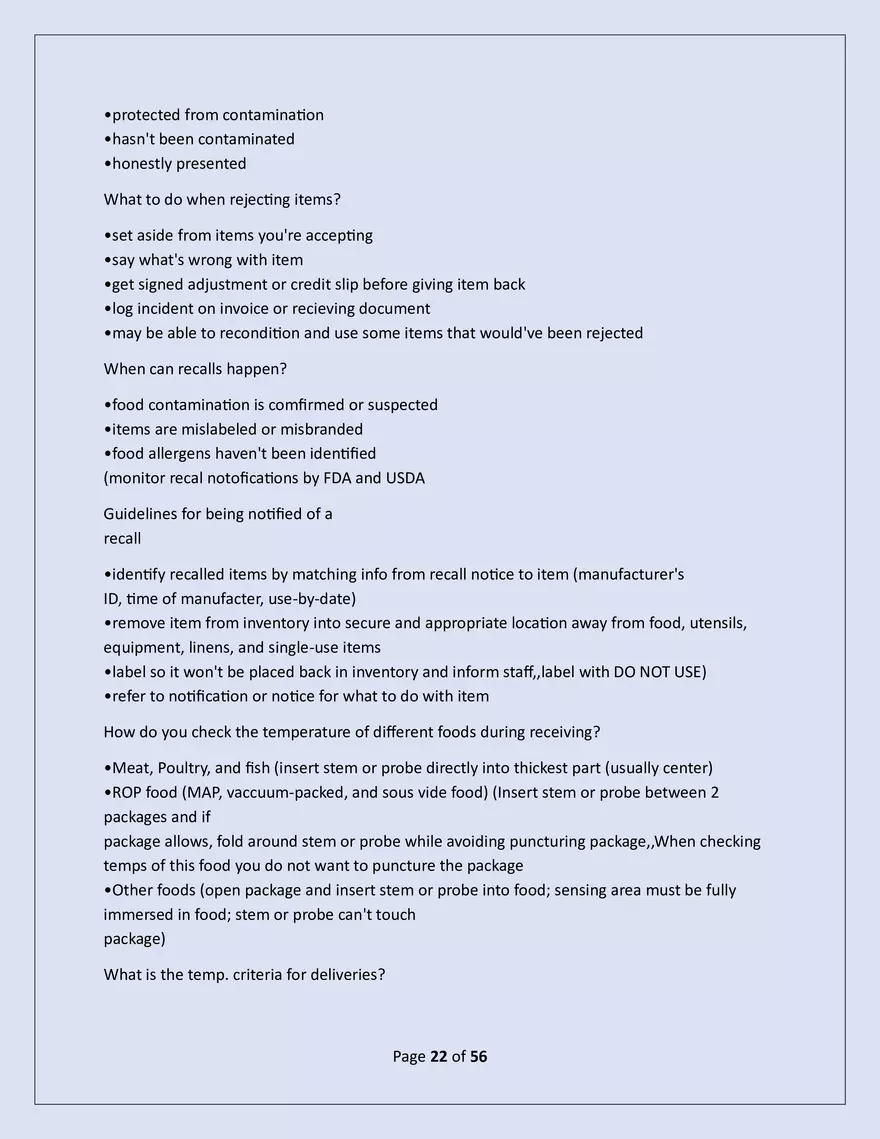 Serusafe Manager Exam 2025 - Page 15