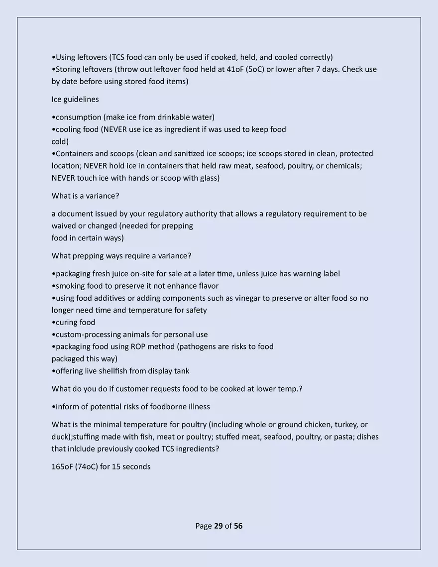 Serusafe Manager Exam 2025 - Page 22