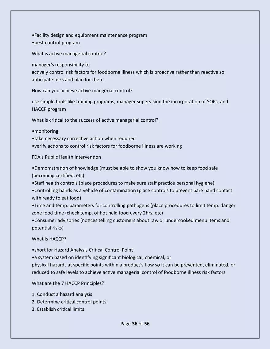 Serusafe Manager Exam 2025 - Page 30