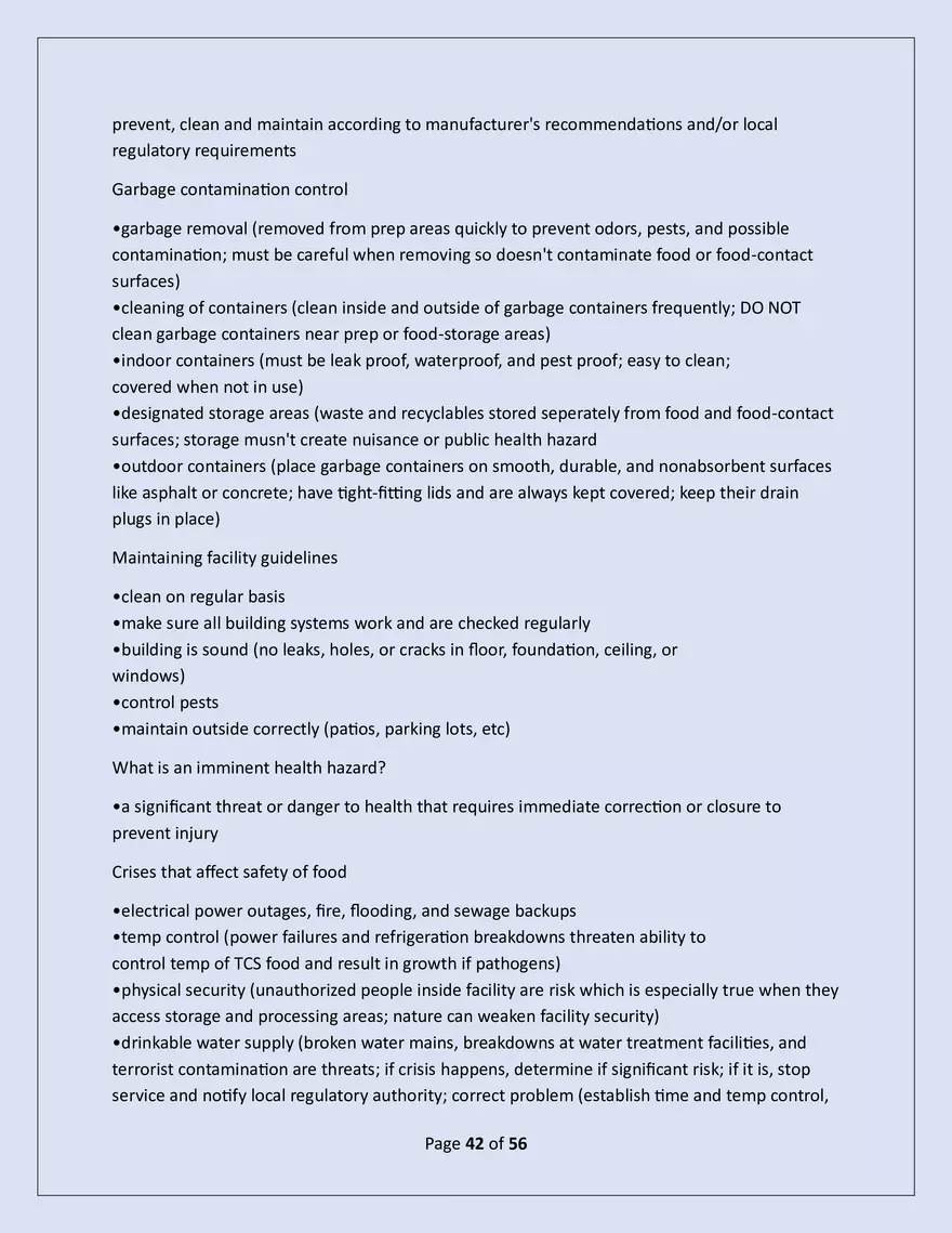 Serusafe Manager Exam 2025 - Page 37