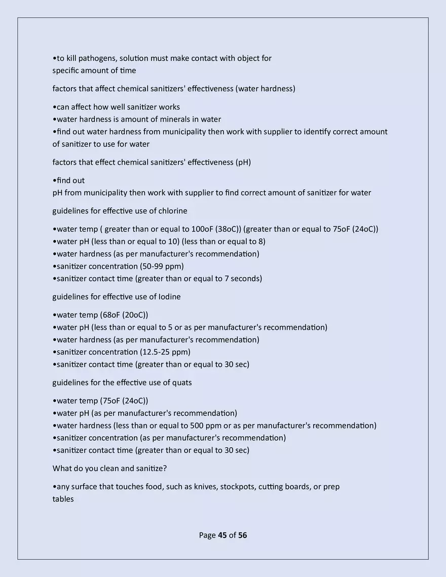 Serusafe Manager Exam 2025 - Page 40