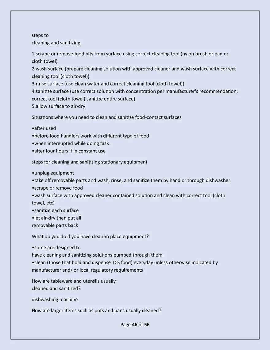 Serusafe Manager Exam 2025 - Page 41