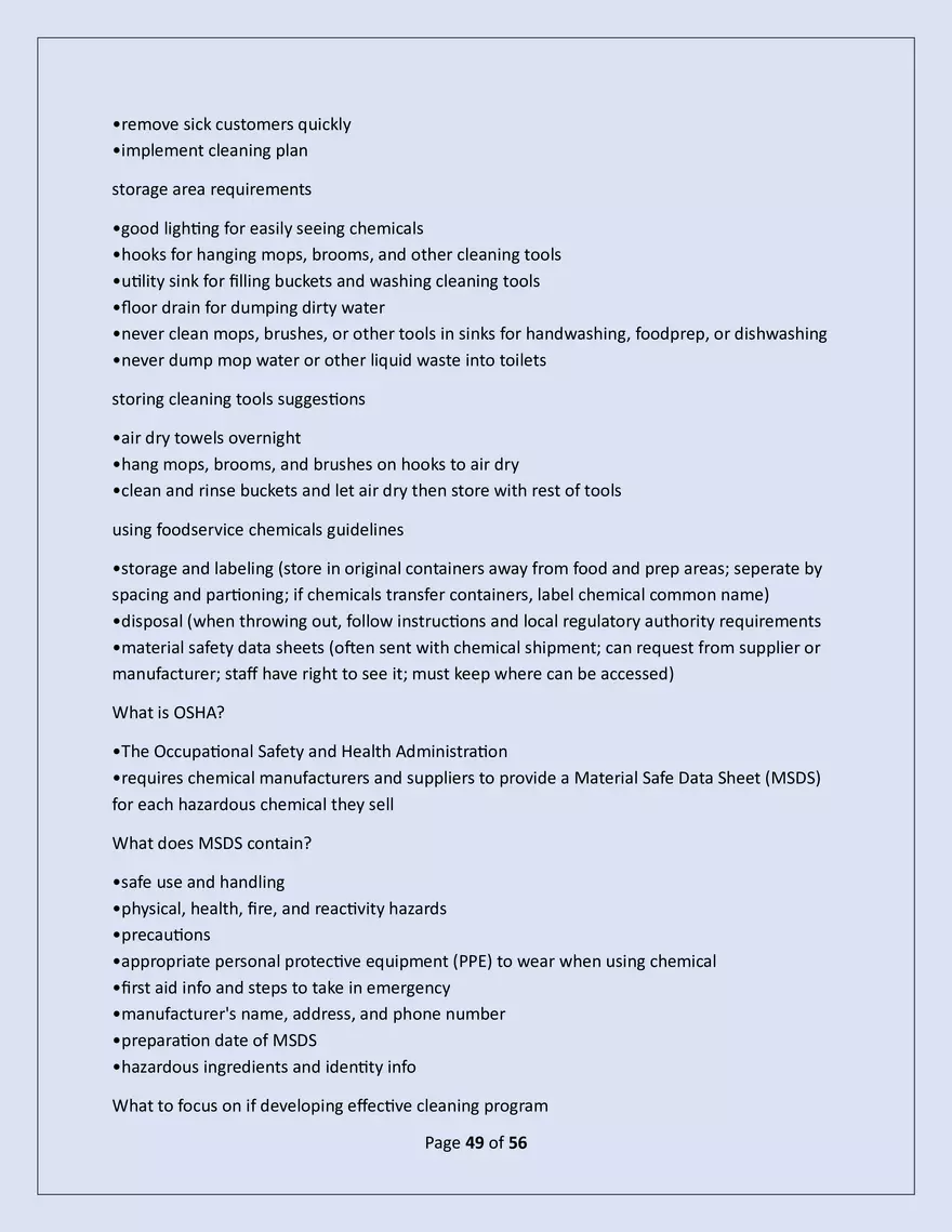 Serusafe Manager Exam 2025 - Page 44