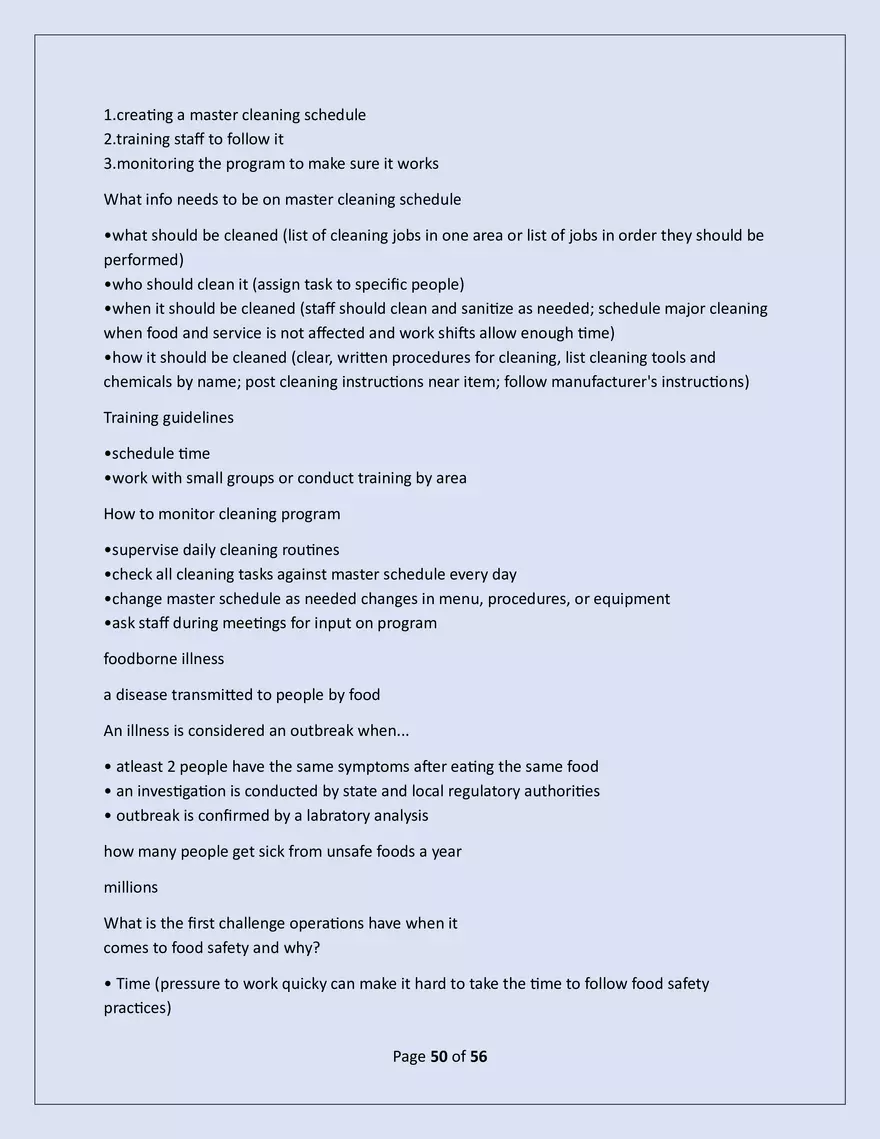 Serusafe Manager Exam 2025 - Page 45