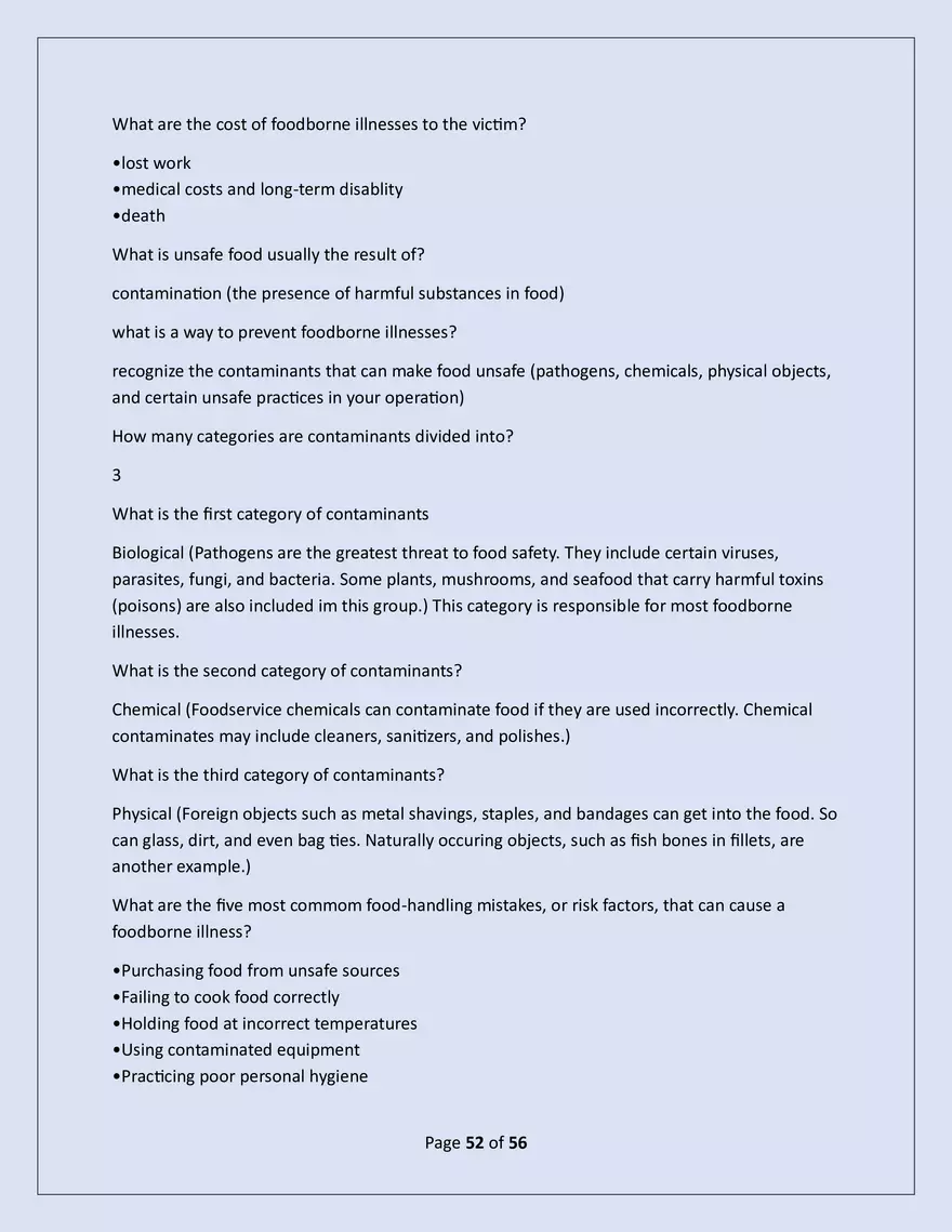 Serusafe Manager Exam 2025 - Page 48