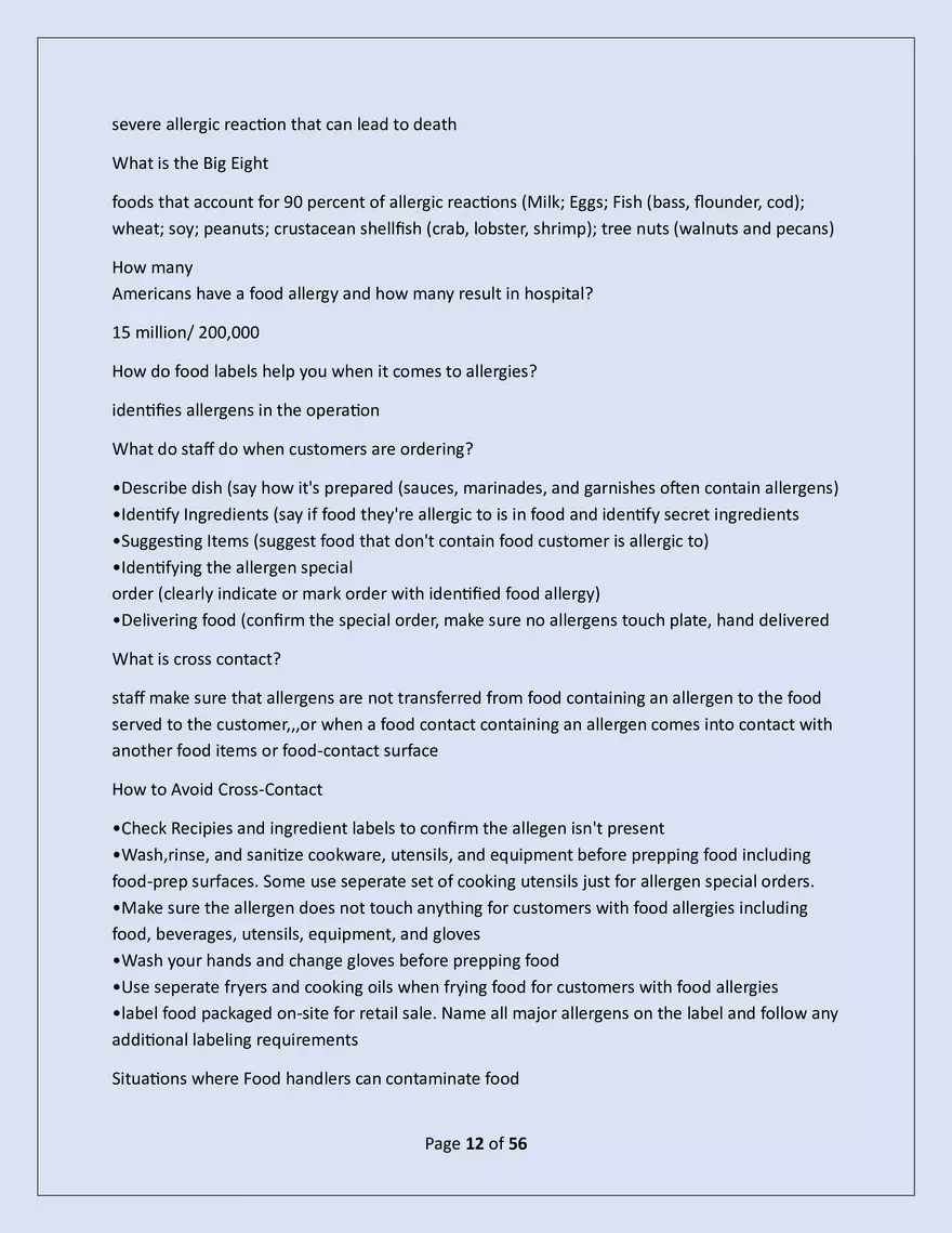 Serusafe Manager Exam 2025 - Page 4