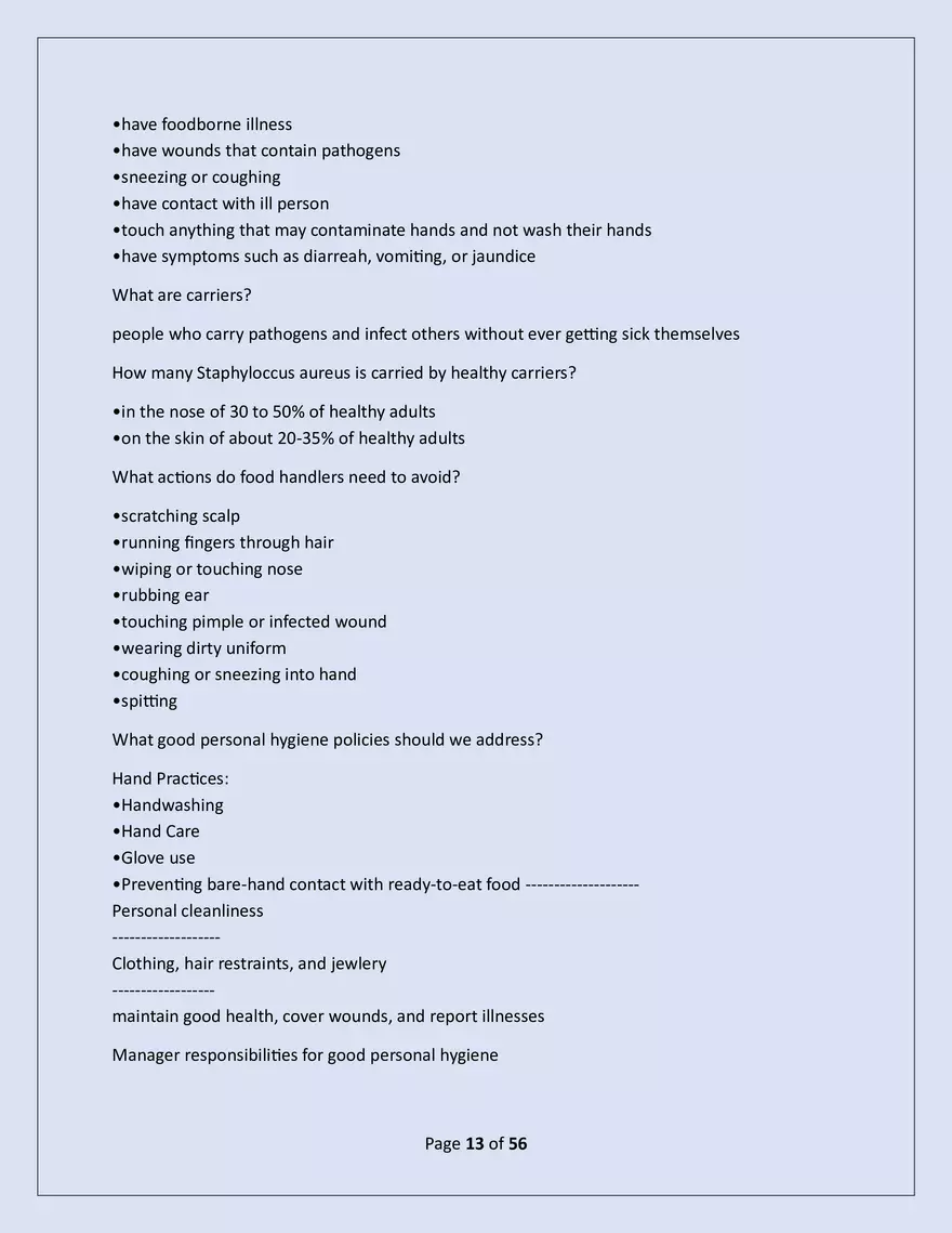 Serusafe Manager Exam 2025 - Page 5