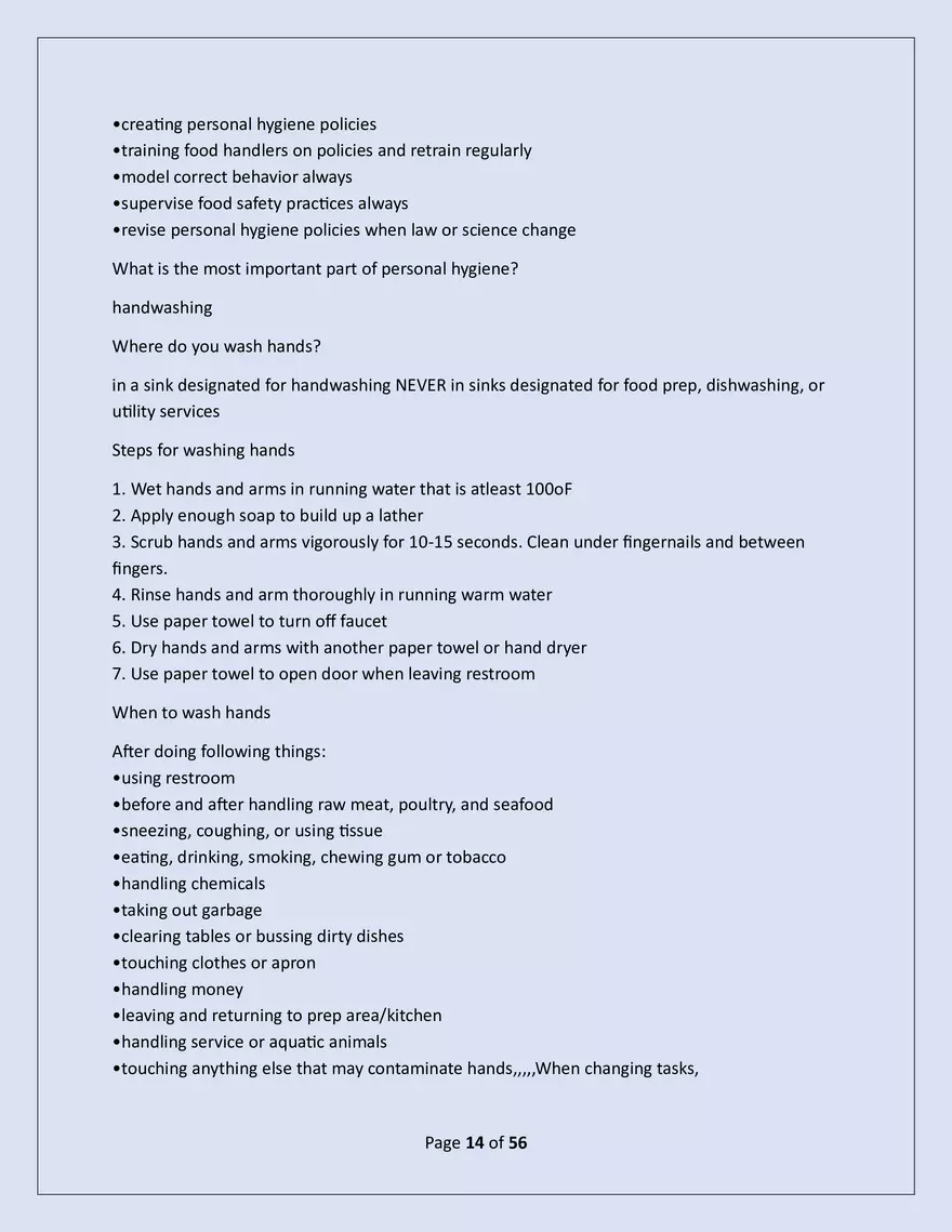 Serusafe Manager Exam 2025 - Page 6