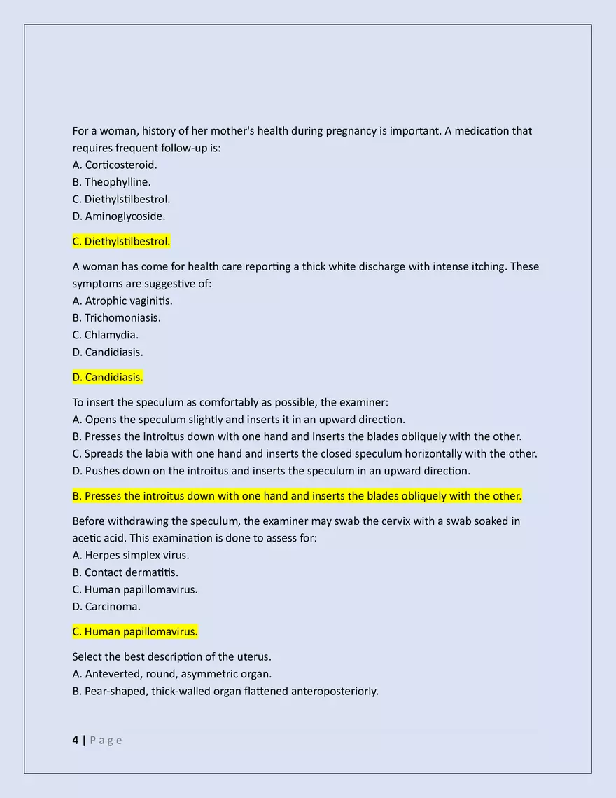 Nsg 3160 Exam 4 2025 - Page 24