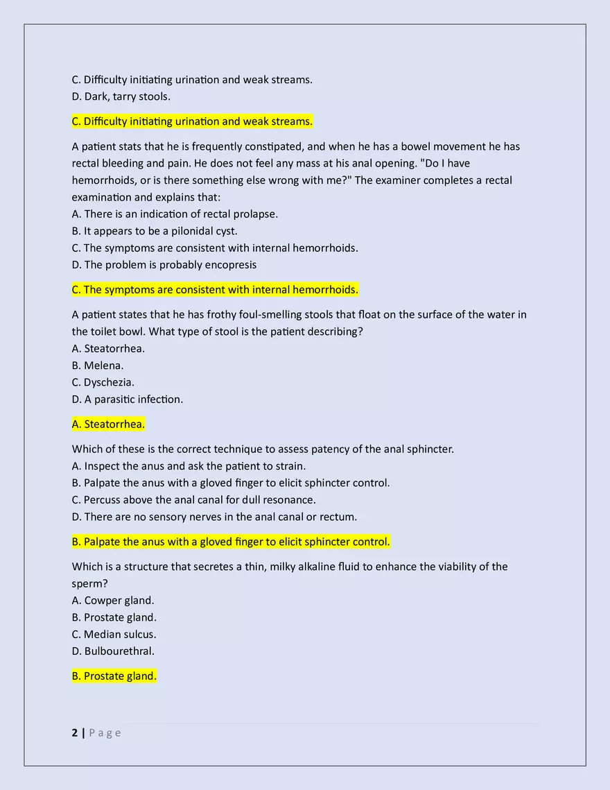 Nsg 3160 Exam 4 2025 - Page 2