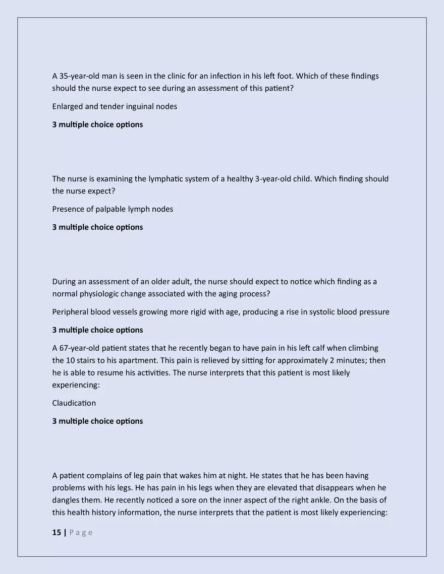Nsg 3160 Exam 3 2025 - Page 7