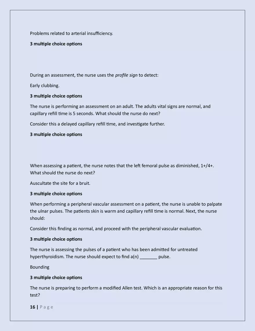 Nsg 3160 Exam 3 2025 - Page 8