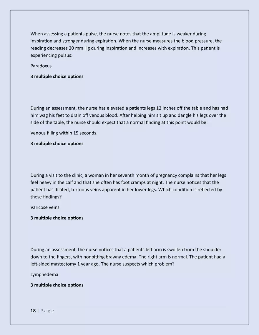 Nsg 3160 Exam 3 2025 - Page 10