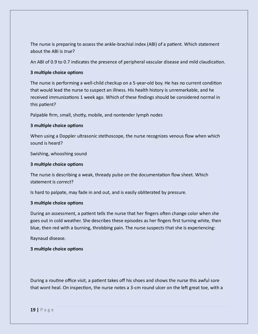Nsg 3160 Exam 3 2025 - Page 11
