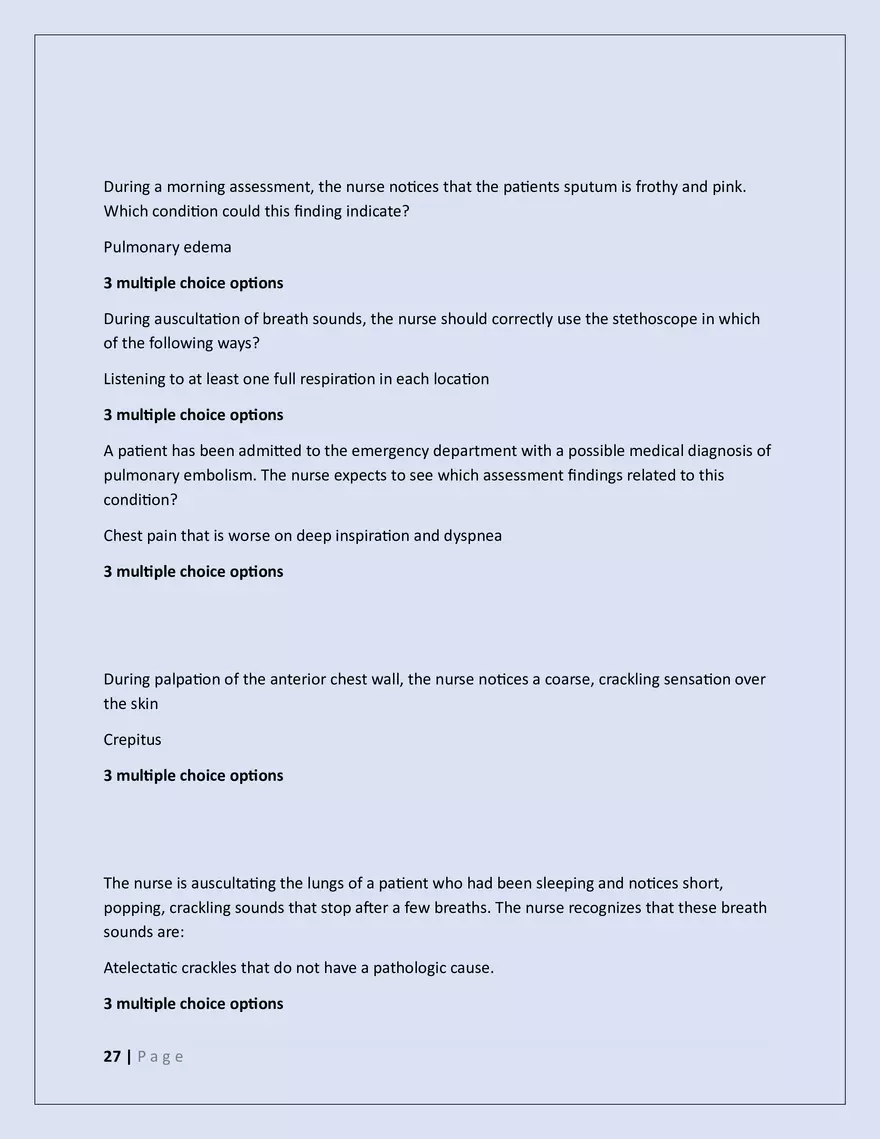 Nsg 3160 Exam 3 2025 - Page 20