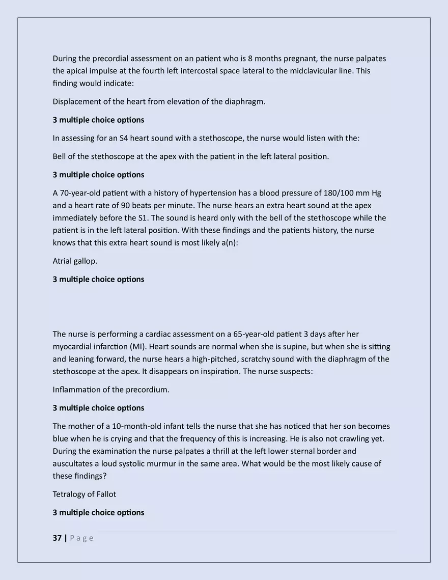 Nsg 3160 Exam 3 2025 - Page 31