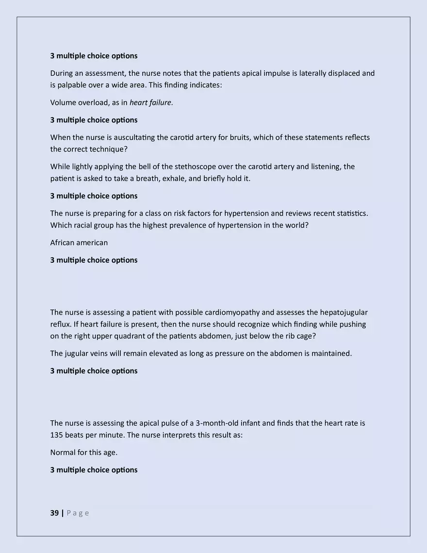Nsg 3160 Exam 3 2025 - Page 33