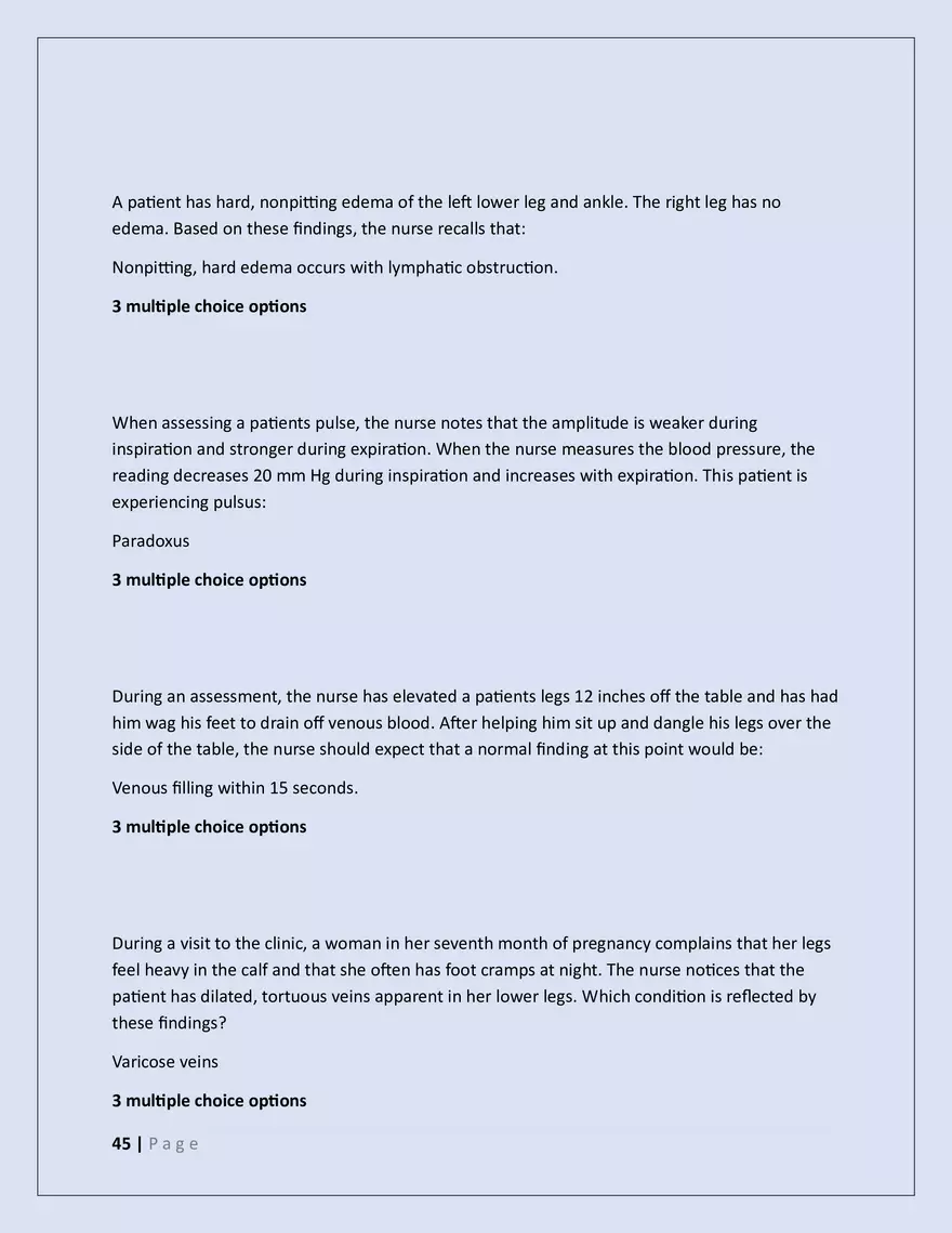 Nsg 3160 Exam 3 2025 - Page 40