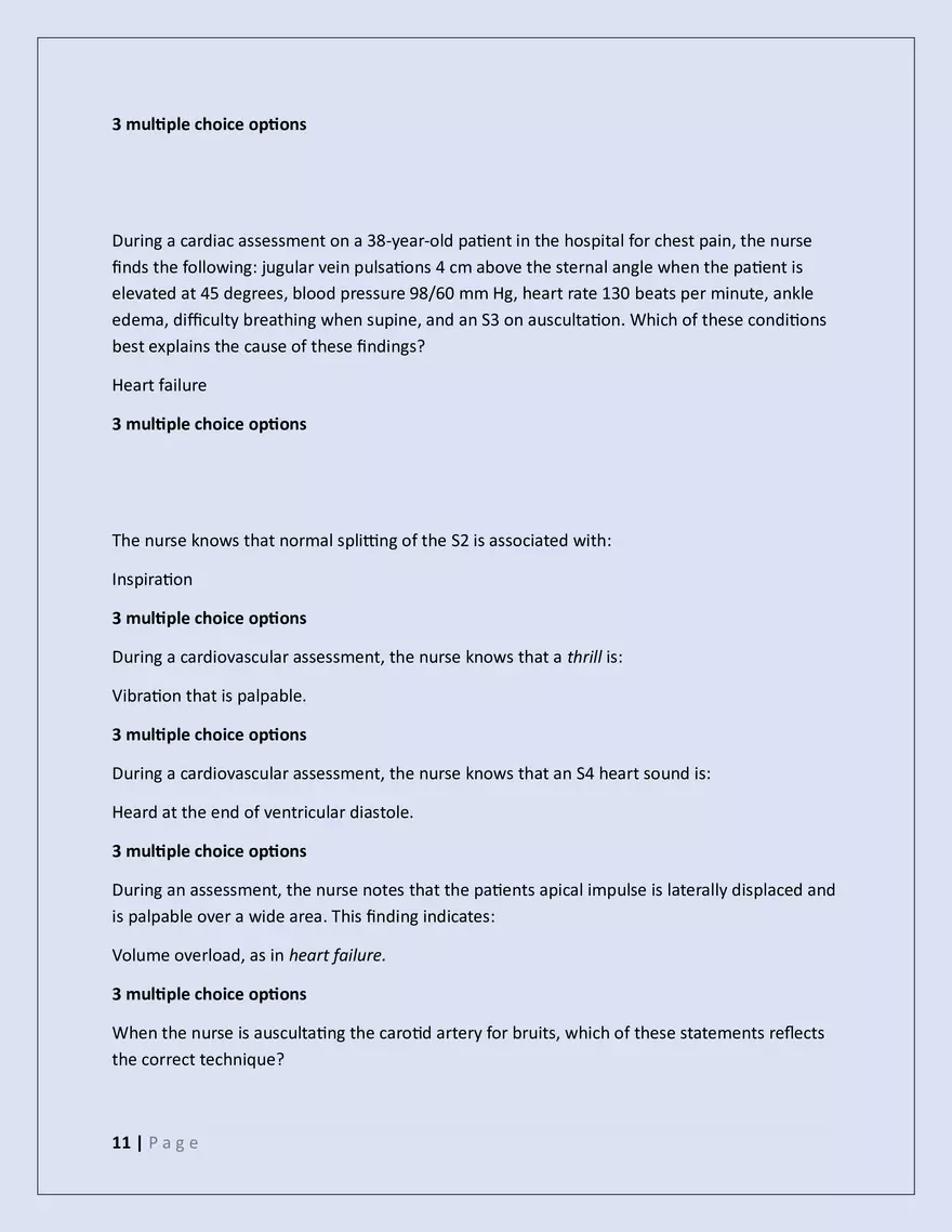 Nsg 3160 Exam 3 2025 - Page 3