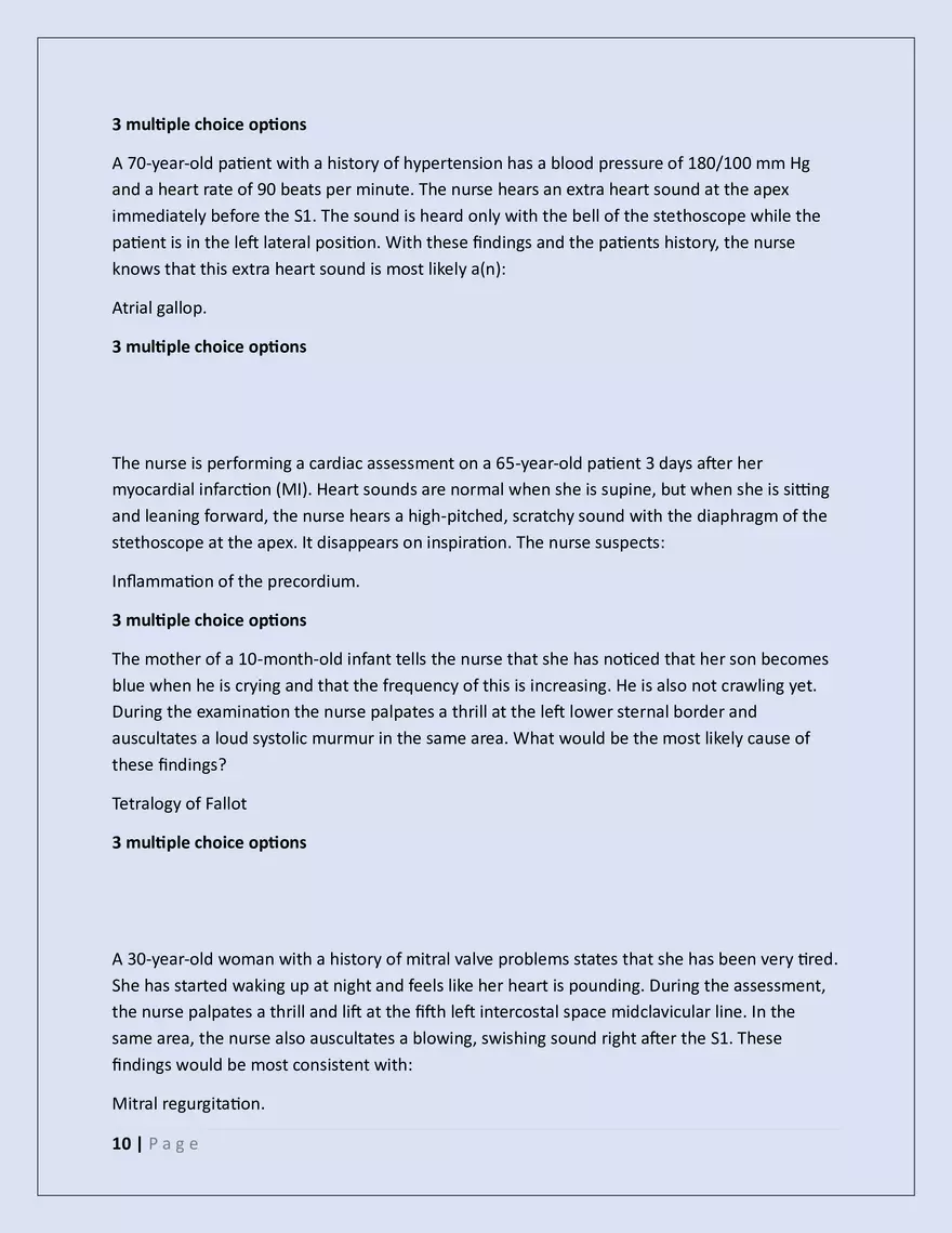 Nsg 3160 Exam 3 2025 - Page 60