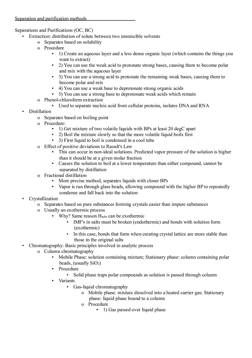Separation and Purification Methods - Page 1