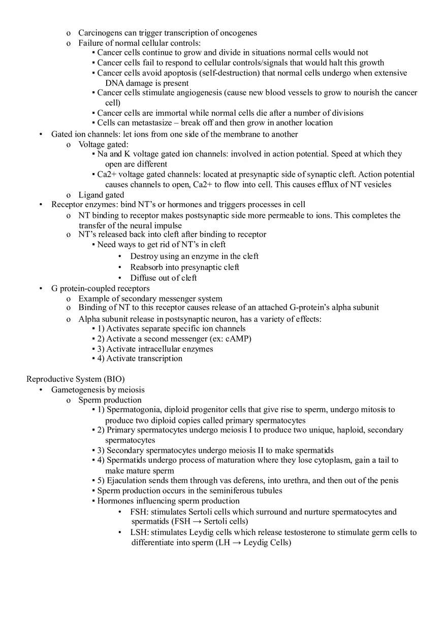 Processes of Cell Division - Page 2
