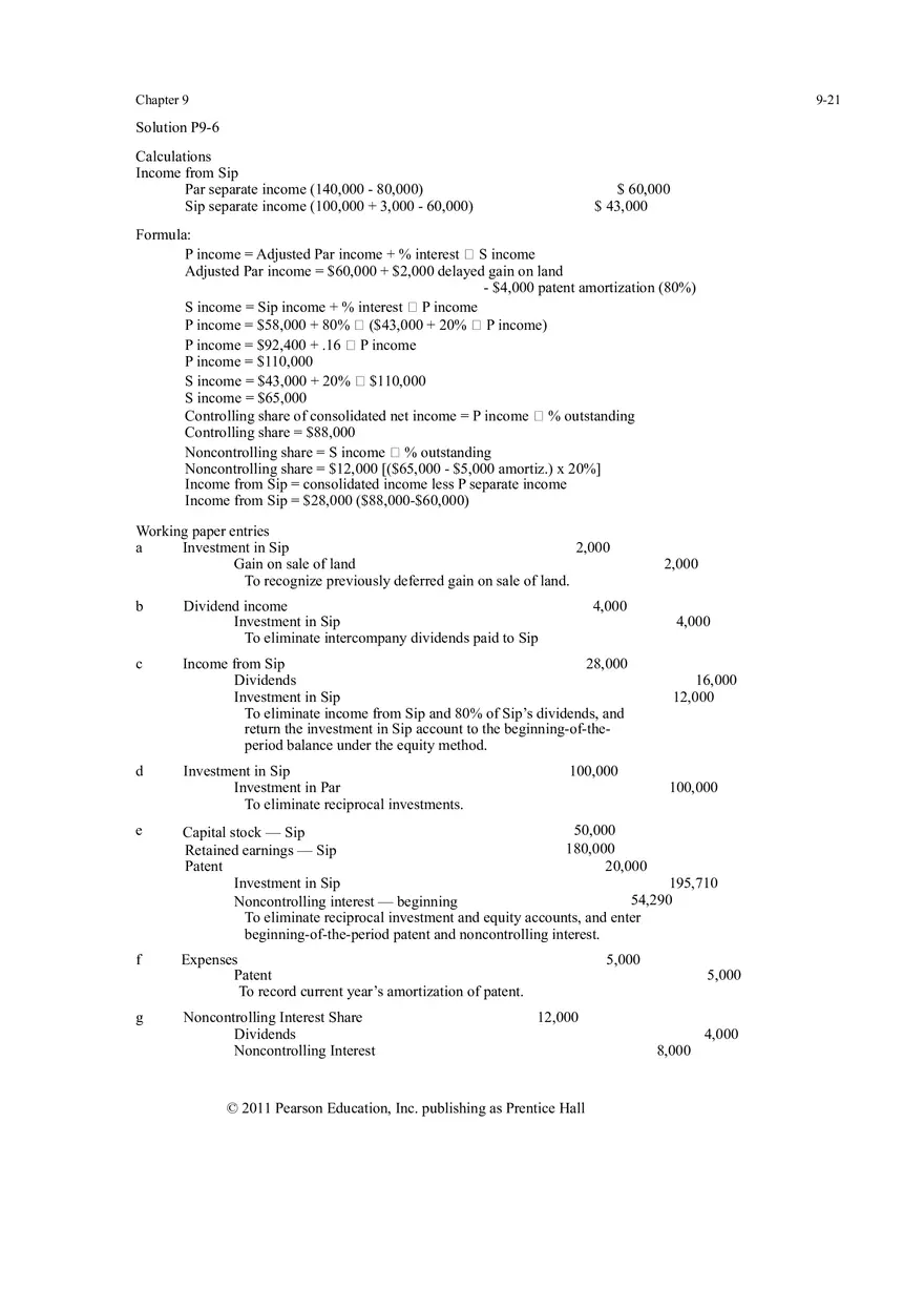Indirect and Mutual Holdings Answers 1 - Page 6