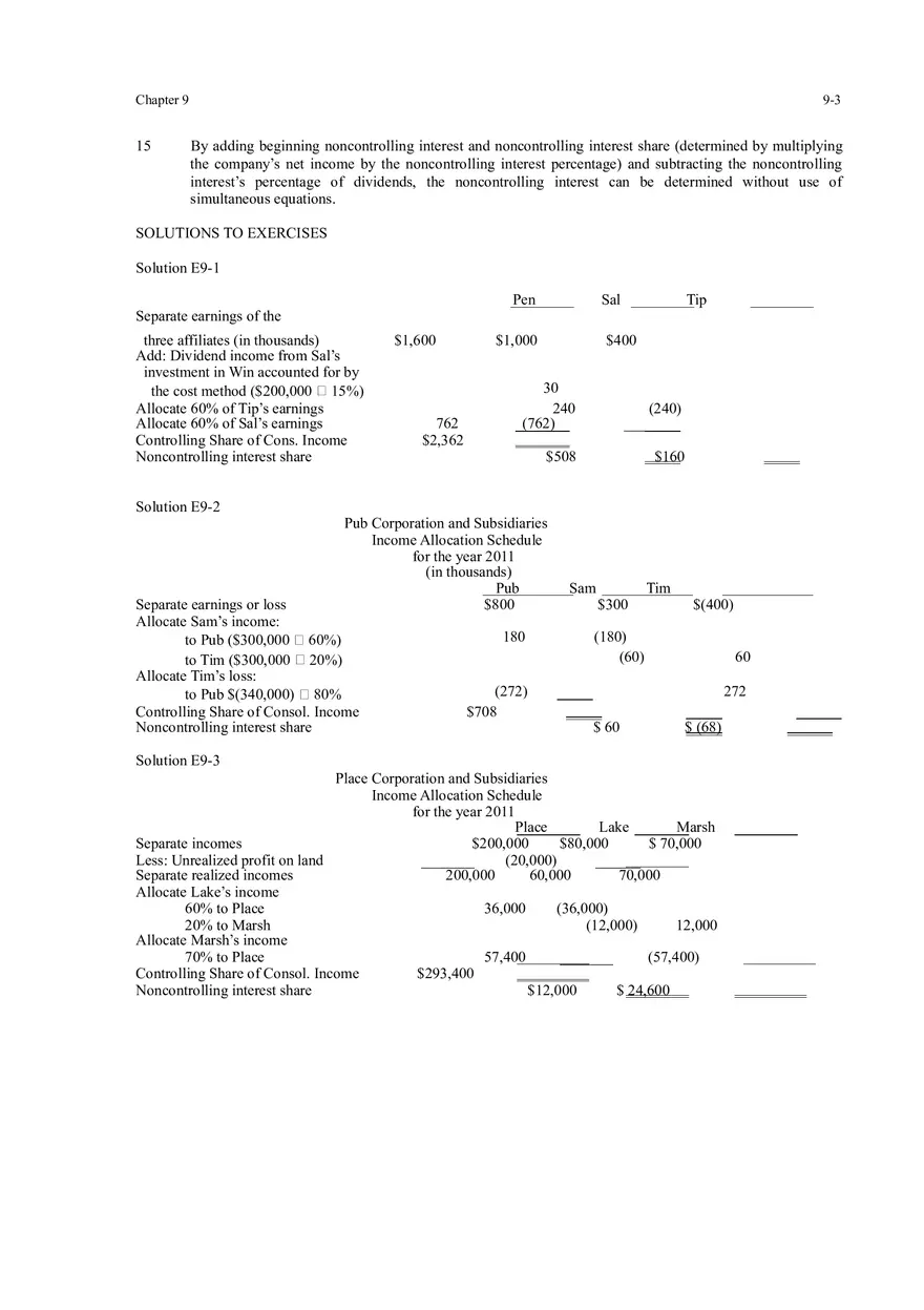 Indirect and Mutual Holdings Answers 1 - Page 9