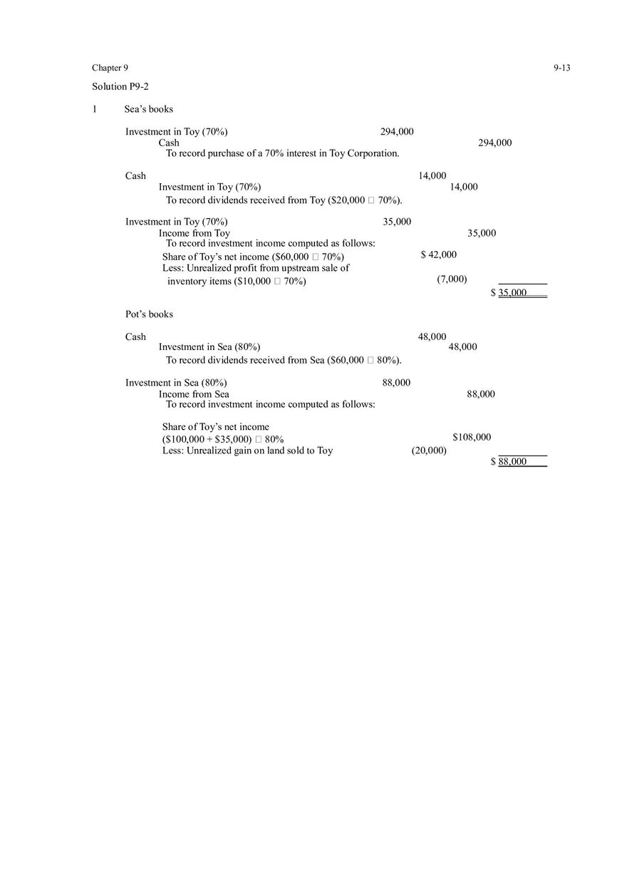 Indirect and Mutual Holdings Answers 1 - Page 5
