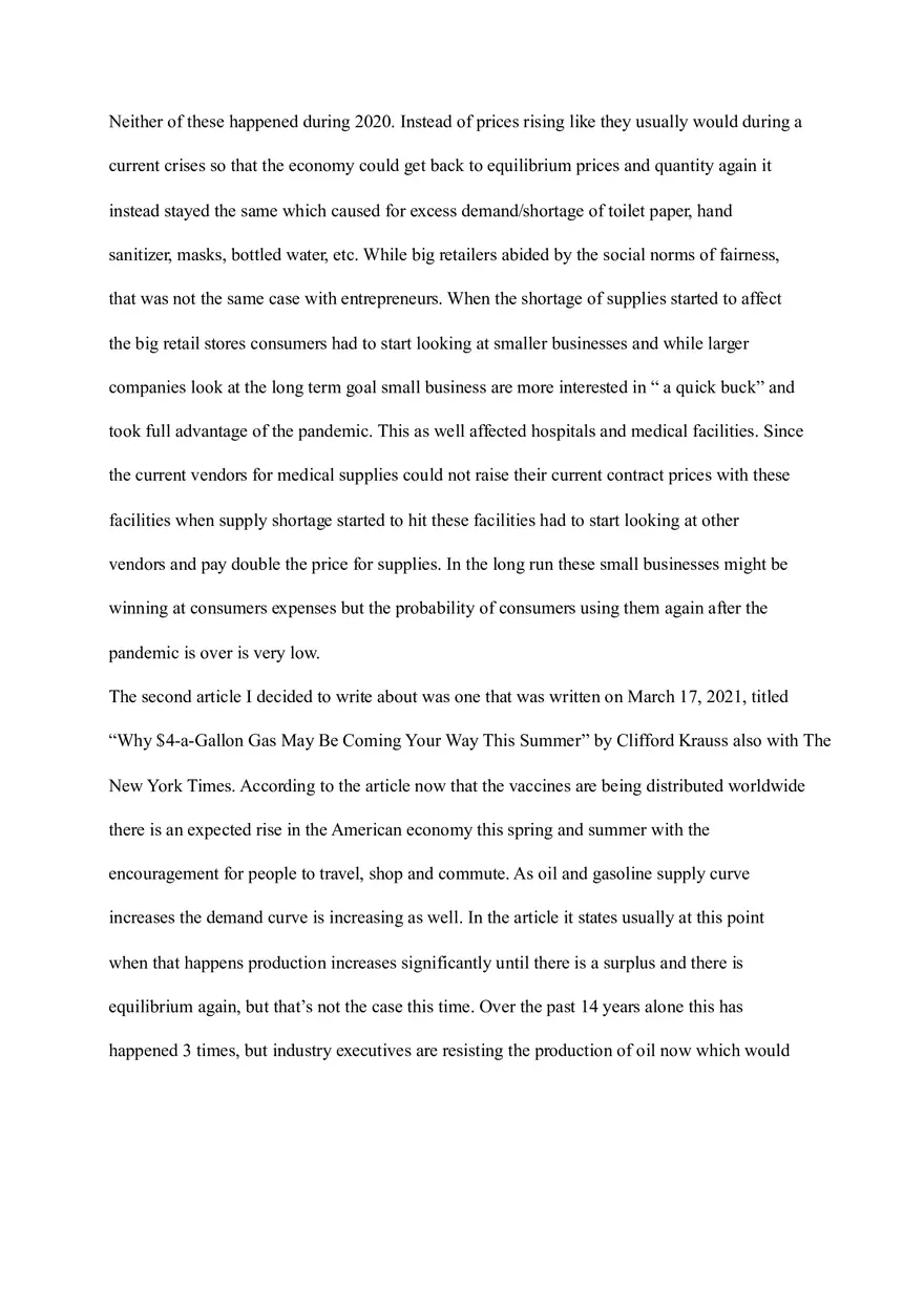 Demand, Supply, and Equilibrium of a Particular Product  (Short Paper) - Page 2