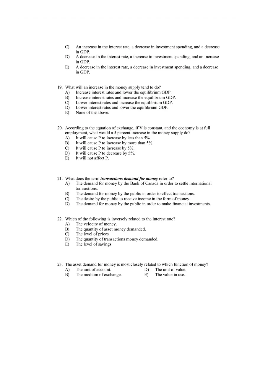 45 Q and A for Principles of Macroeconomics - Page 7