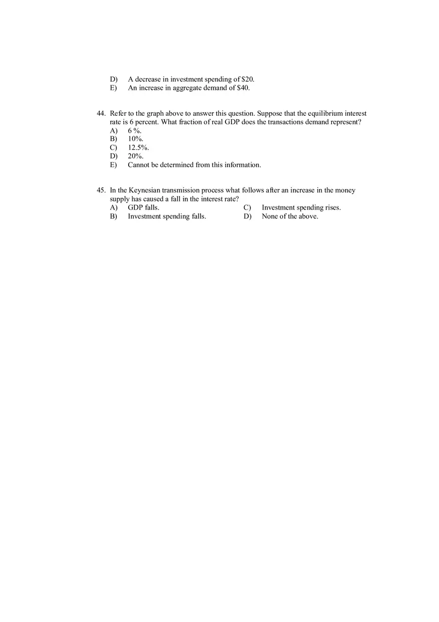 45 Q and A for Principles of Macroeconomics - Page 3