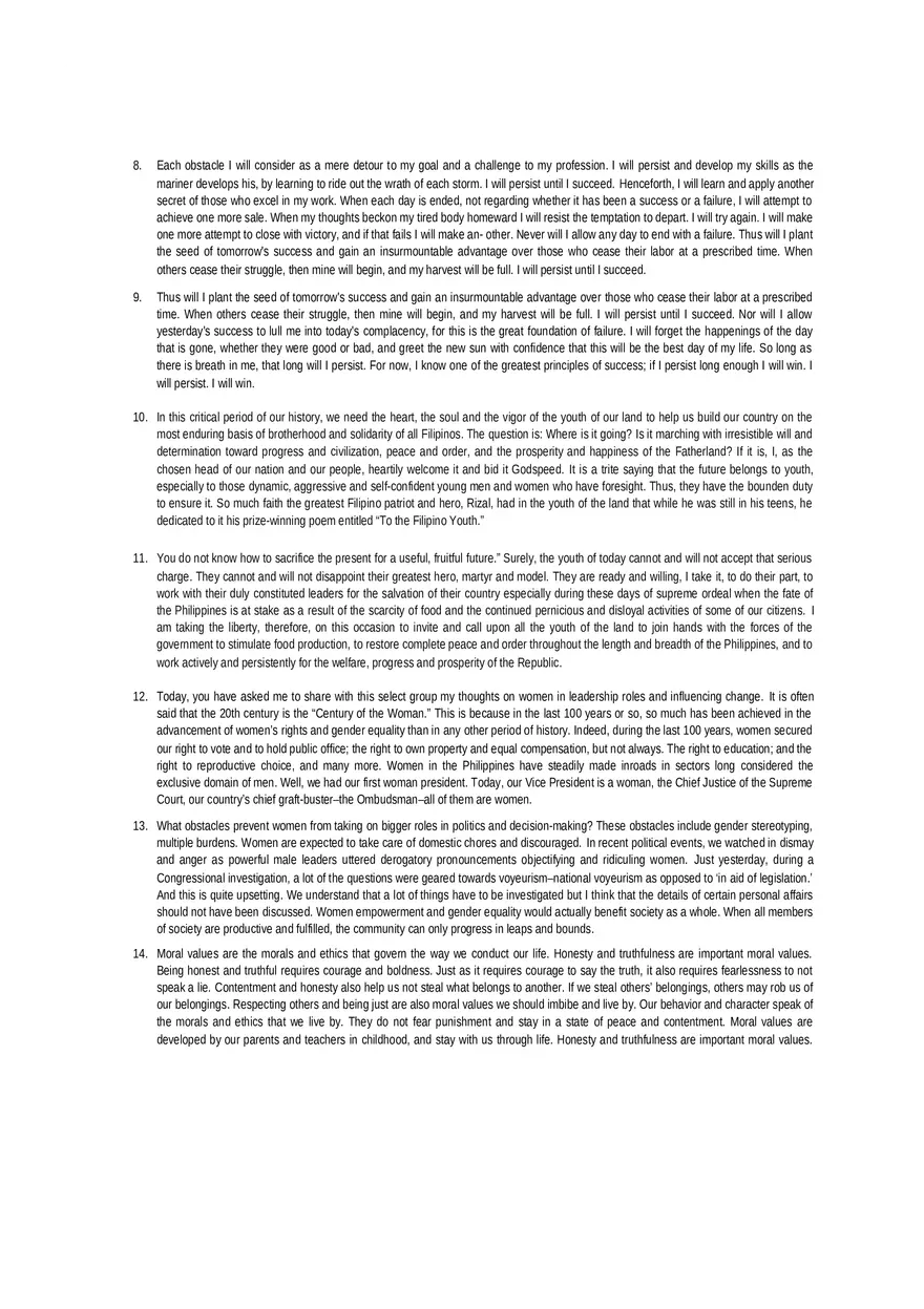 Manuscript Speech on Action, Resilience, and the Impact of COVID-19 - Page 2