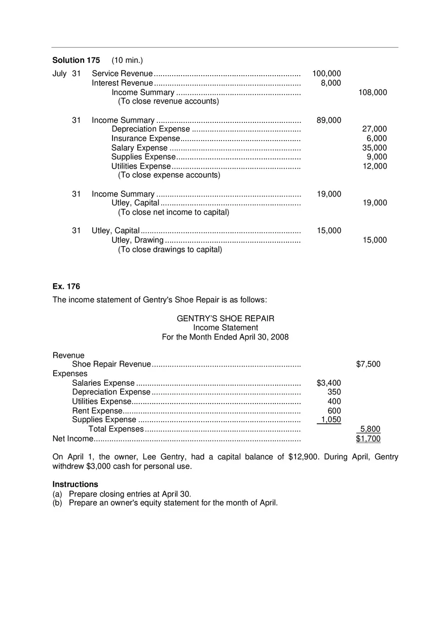 Chapter 4 Test Bank for Principles of Accounting Part 5 - Page 1