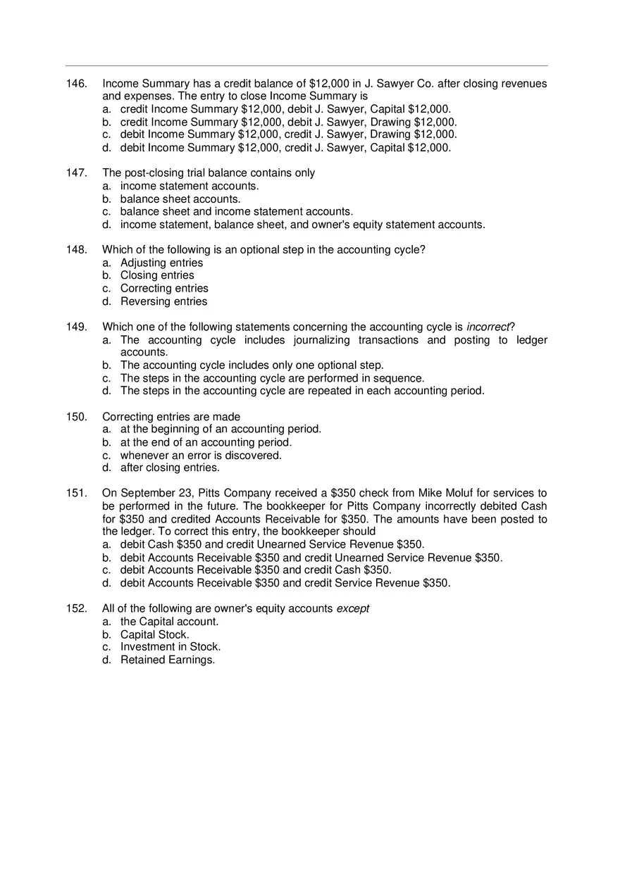 Chapter 4 Test Bank for Principles of Accounting Part 3 - Page 2