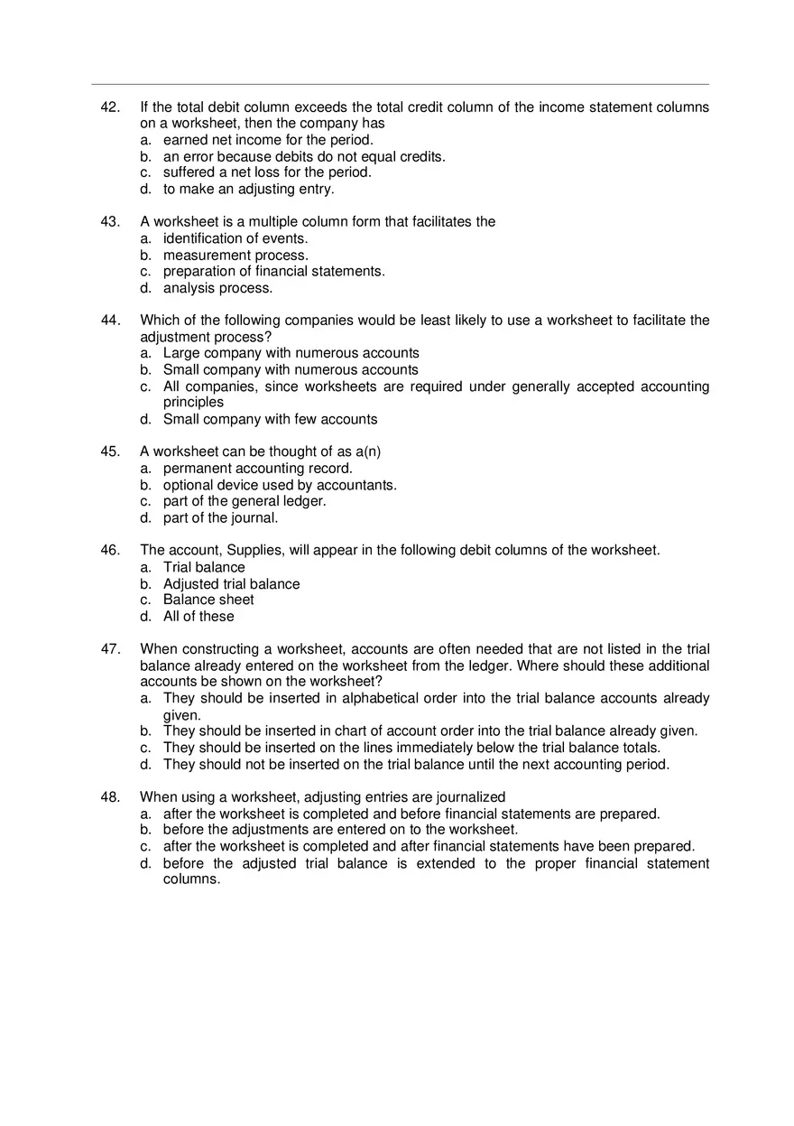 Chapter 4 Test Bank for Principles of Accounting Part 1 - Page 7