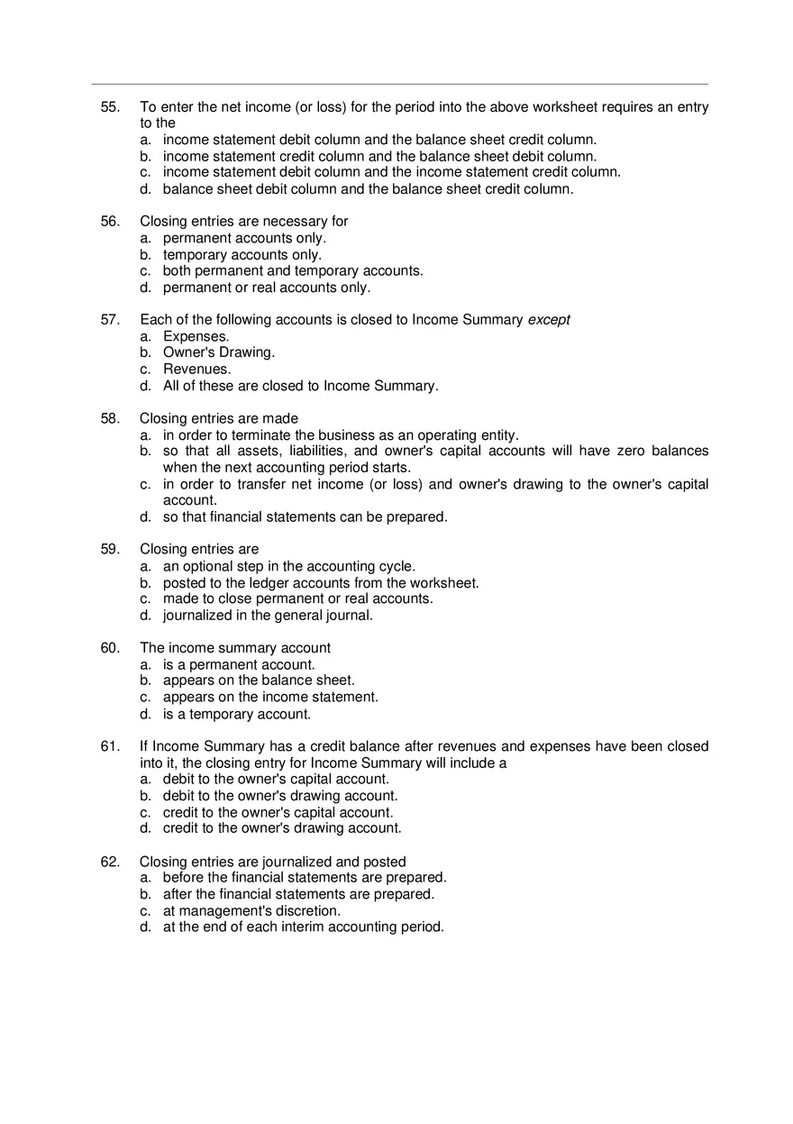 Chapter 4 Test Bank for Principles of Accounting Part 1 - Page 9