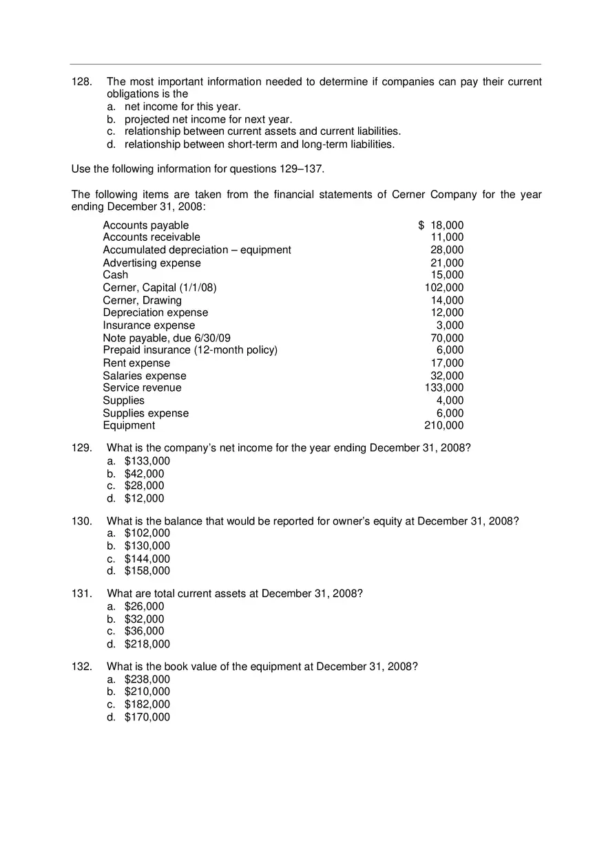 Chapter 4 Test Bank for Principles of Accounting Part 2 - Page 9
