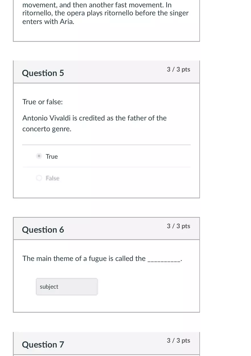 Music Appreciation Midterm Answer Key - Page 4