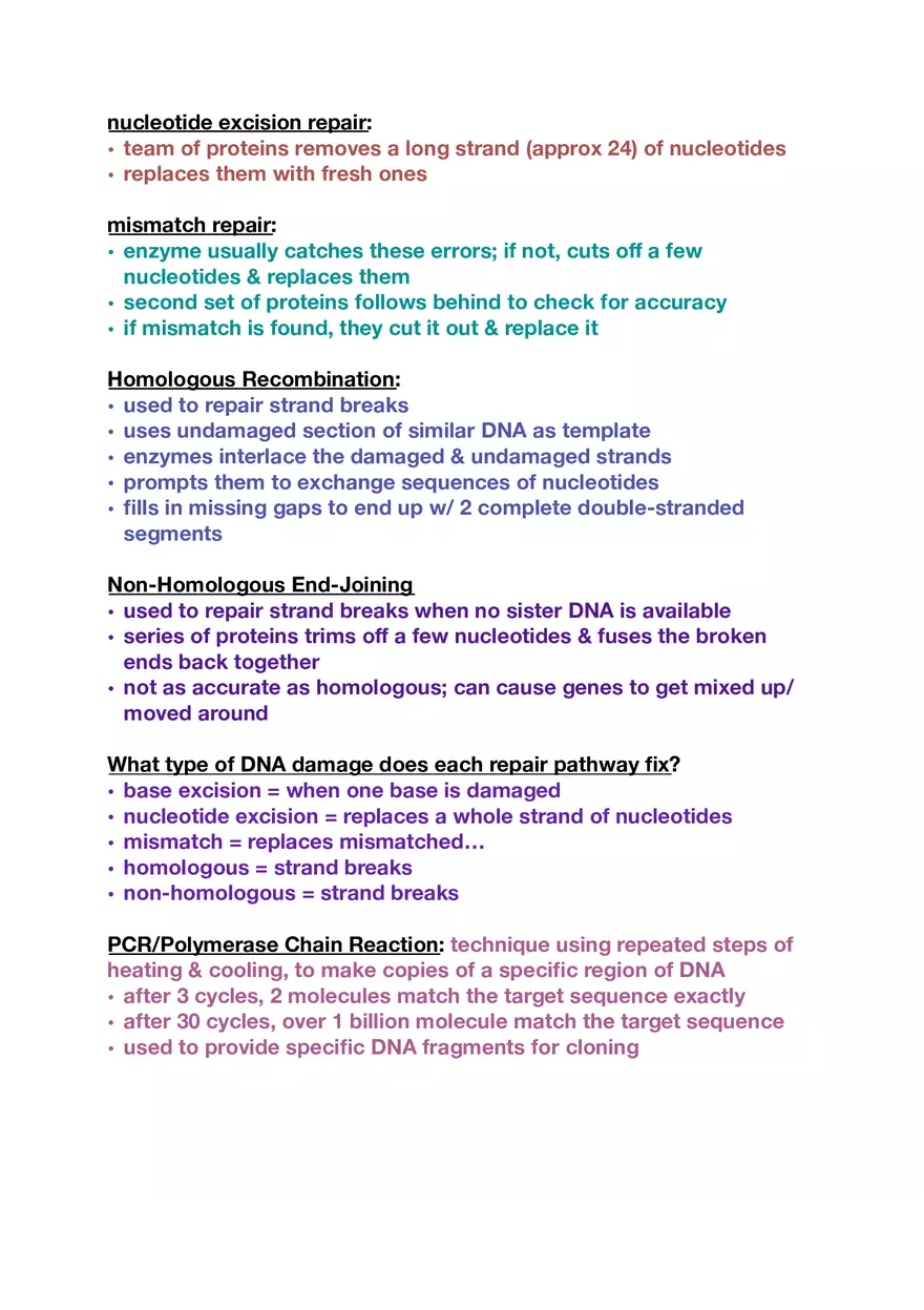 Amino Acids, Peptide Bonds and Protein Structure Study Guide 2 - Page 10