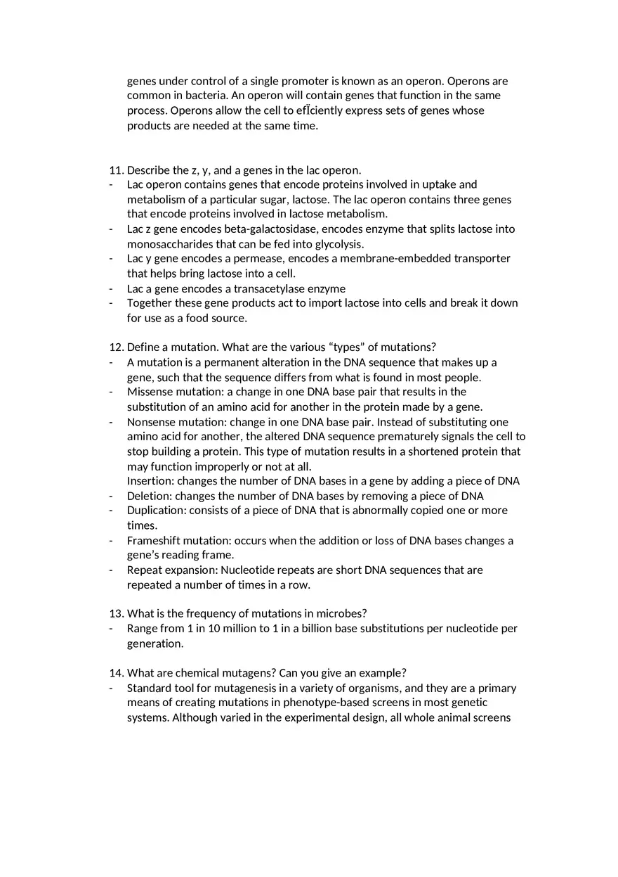 Microbiology Exam 2 Study Guide - Page 8