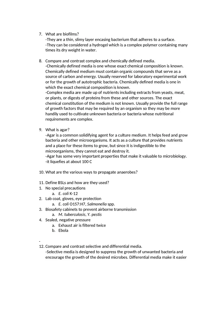 Microbiology Exam 2 Study Guide - Page 3