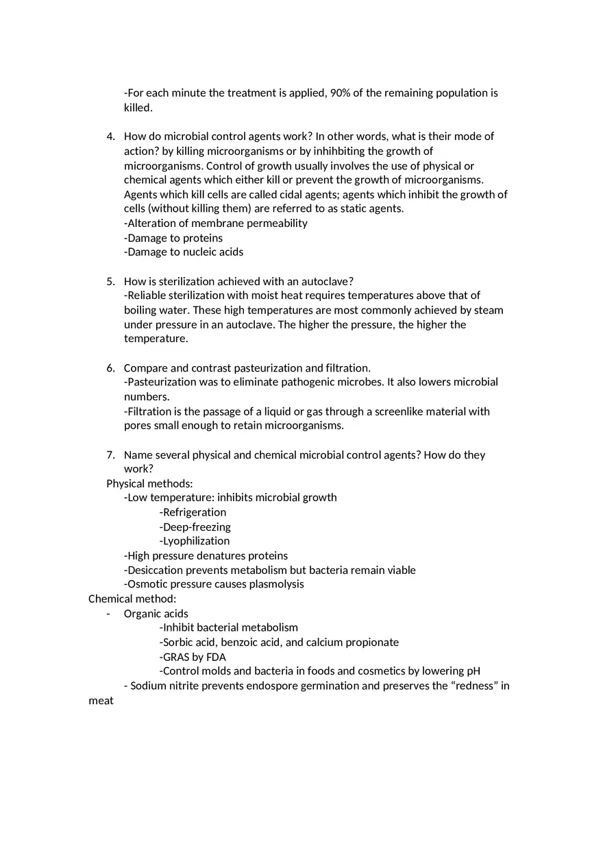 Microbiology Exam 2 Study Guide - Page 5