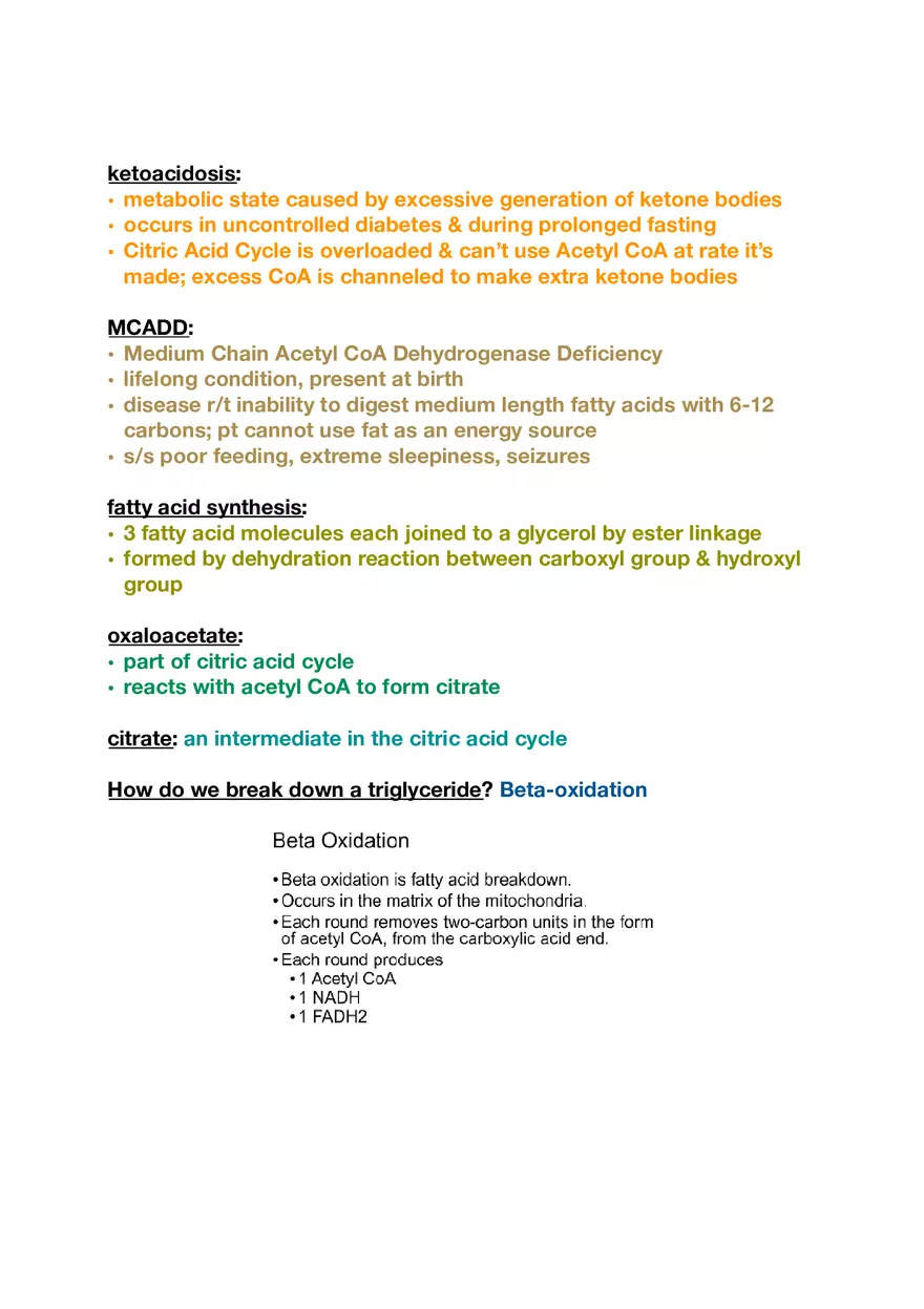 Amino Acids, Peptide Bonds and Protein Structure Study Guide 5 - Page 8