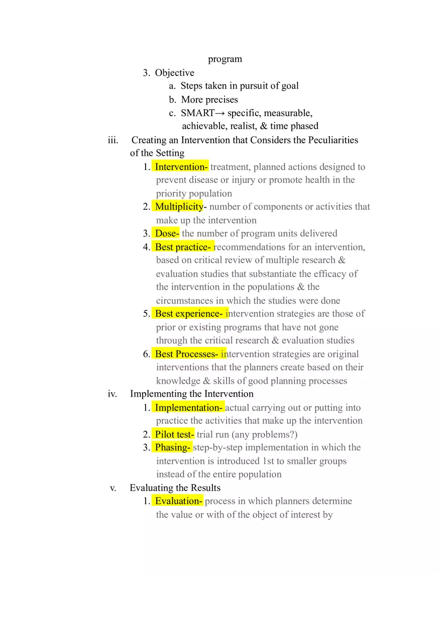 Community Organizing (Building & Health Promotion Programming) - Page 8