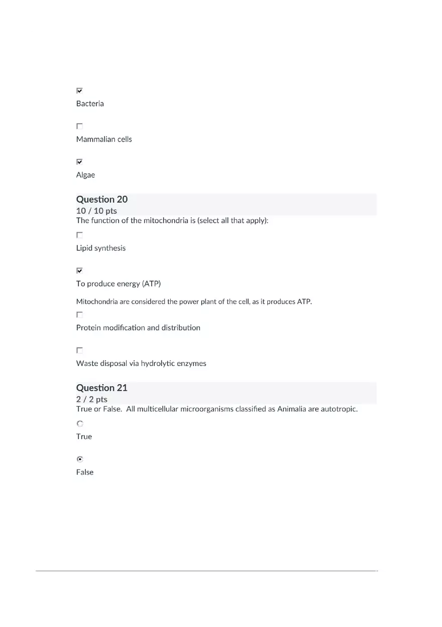 Essential Microbiology Full Exam 1 - Page 9