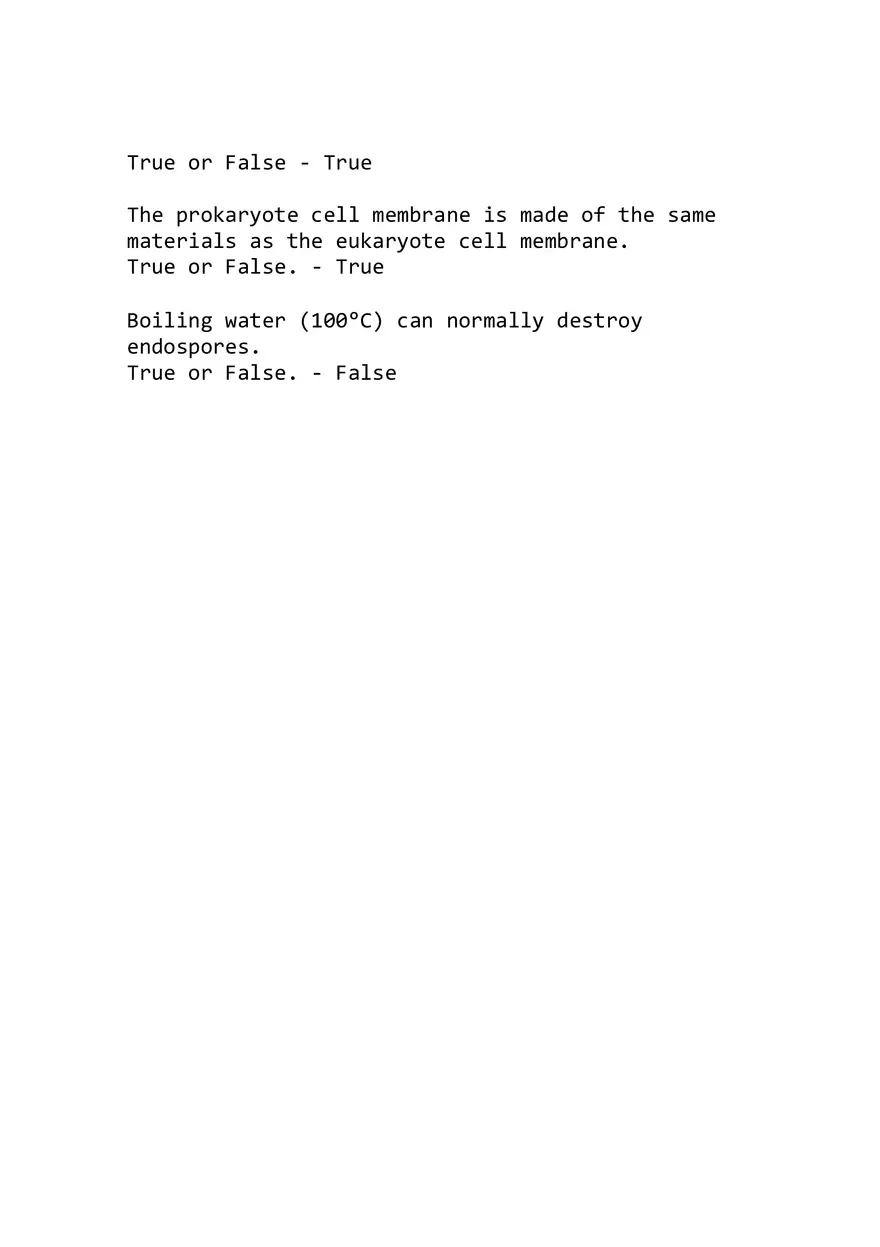 Microbiology Exam 1 Given at Midterm with Answers - Page 7