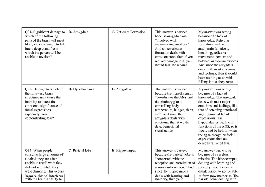 Psychology Test Corrections Template 1 (Aggression) - Page 3